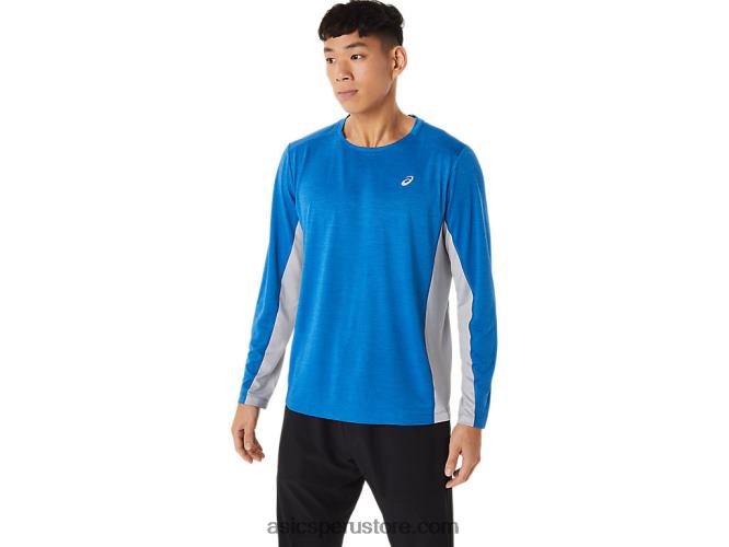 RPVB1412 lago drive/gris piedmont Asics tren de hombre sana manga larga