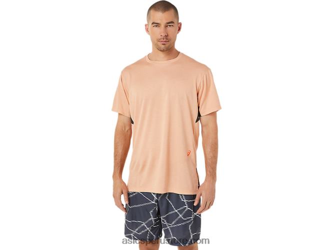 RPVB1452 brezo de dunas de verano Asics top de manga corta con estampado gel-cool para hombre