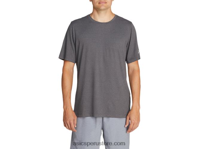 RPVB2033 brezo gris oscuro Asics camiseta de manga corta hthr tech para hombre