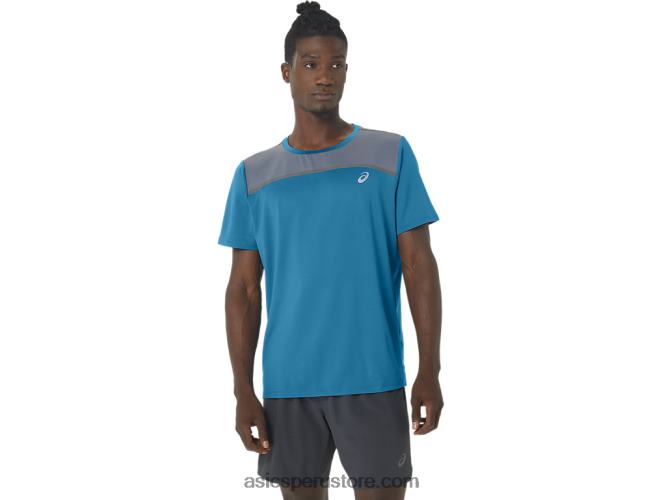 RPVB229 isla azul Asics manga corta hombre pr lyte