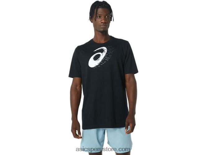 RPVB861 rendimiento negro Asics camiseta de murciélagos de halloween