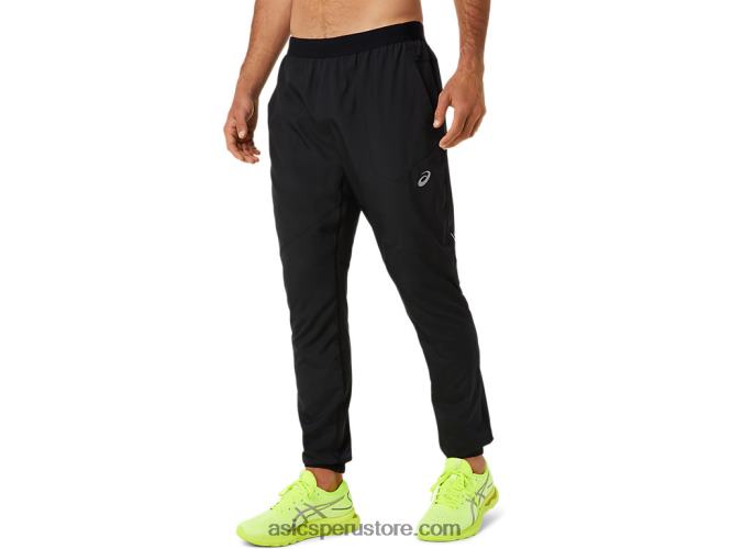 RPVB1349 rendimiento negro Asics pantalón ligero para hombre