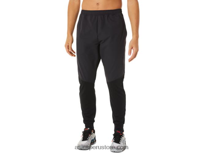 RPVB1451 rendimiento negro Asics pantalones híbridos de hombre