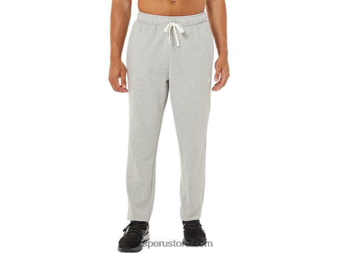 RPVB1704 brezo gris claro Asics pantalón tapered polar hombre