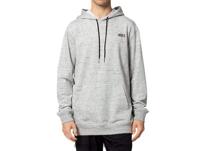RPVB1651 brezo gris piamonte Asics sudadera con capucha de felpa francesa para hombre