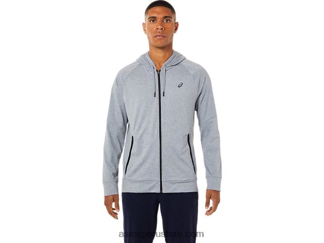 RPVB1780 brezo de yeso Asics sudadera con cremallera completa de tecnología para hombre