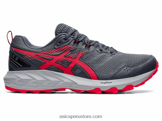 RPVB1777 gris portador/rojo eléctrico Asics gel-sonoma 6