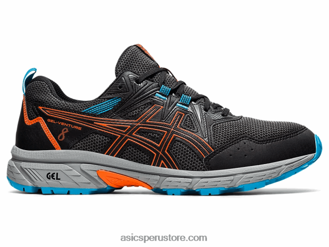 RPVB1898 negro/naranja caléndula Asics empresa de gel 8