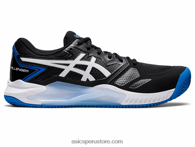 RPVB1129 negro/azul eléctrico Asics gel-challenger 13 arcilla