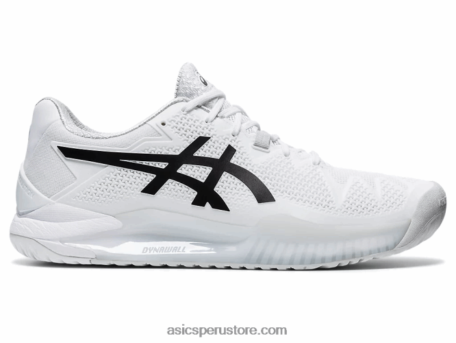 RPVB1842 blanco negro Asics resolución de gel 8