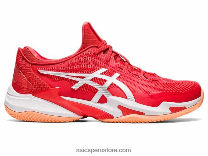 RPVB74 rojo fuego/blanco Asics cancha ff 3 novak arcilla