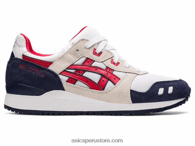 RPVB1903 blanco/rojo clásico Asics gel-lyte iii og