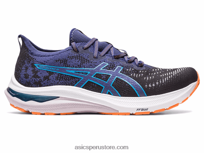 RPVB117 negro/azul índigo Asics gt-2000 11 mk de punto