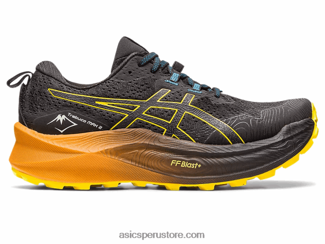 RPVB188 negro/amarillo dorado Asics trabuco max 2