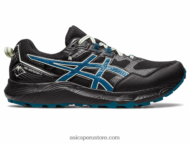 RPVB244 negro/tinta verde azulado Asics gel-sonoma 7 gtx