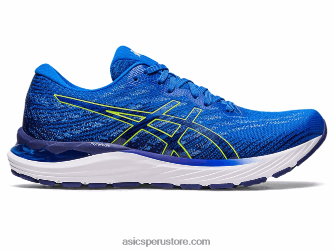 RPVB248 azul eléctrico/amarillo de seguridad Asics tejido gel-stratus 3