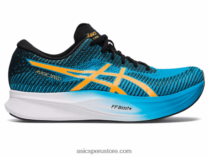 RPVB481 isla azul/naranja pop Asics velocidad mágica 2