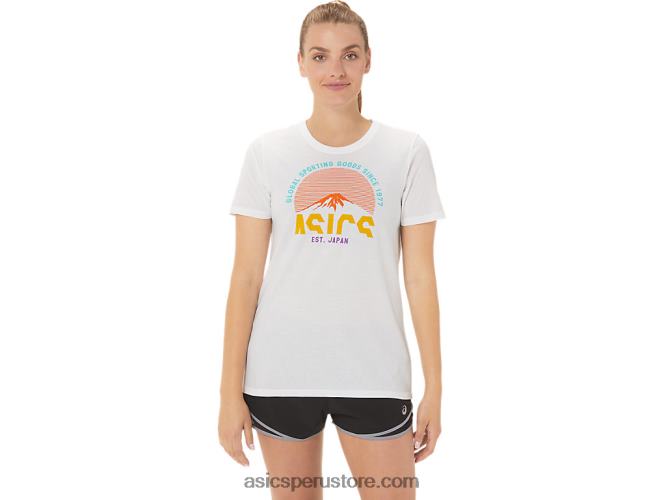RPVB1044 blanco brillante Asics gsg femenino desde 1977 equipo de aventura