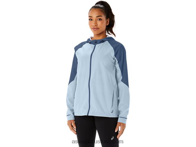 RPVB2175 cielo/gran tiburon Asics chaqueta impermeable mujer