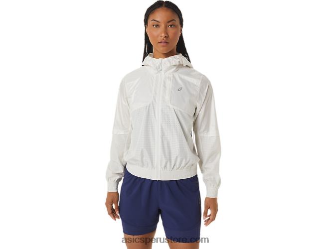 RPVB2243 crema Asics chaqueta de running nagino mujer
