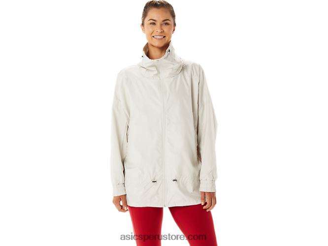RPVB2776 humo gris Asics chaqueta tejida movekoyo para mujer