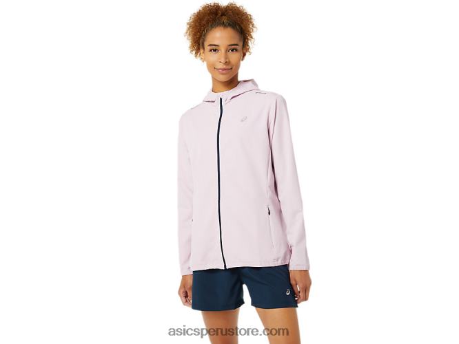 RPVB3338 rosa claro/azul francés Asics chaqueta confeccionada para mujer