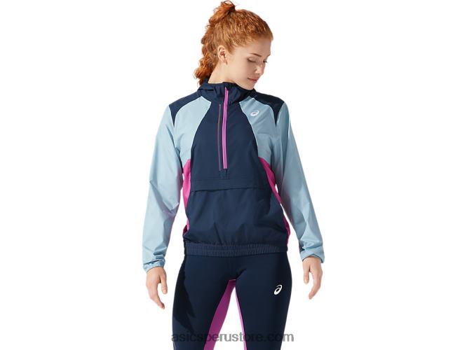 RPVB4058 azul francés/azul humo Asics chaqueta de visibilidad de mujer
