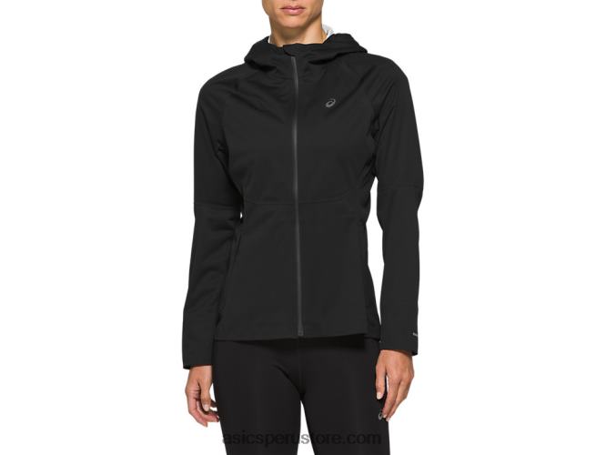 RPVB4193 rendimiento negro Asics chaqueta acelera mujer