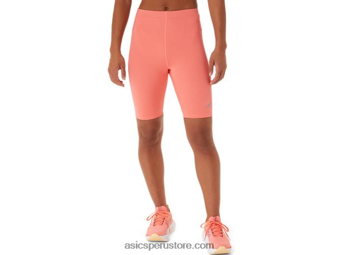 RPVB2297 papaya Asics mallas mujer race sprinter