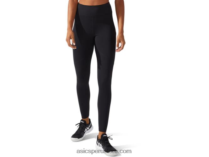 RPVB3827 rendimiento negro Asics mallas coreanas para mujer