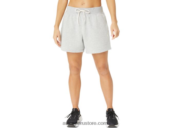 RPVB2151 brezo gris claro Asics short mujer sunday sana polar