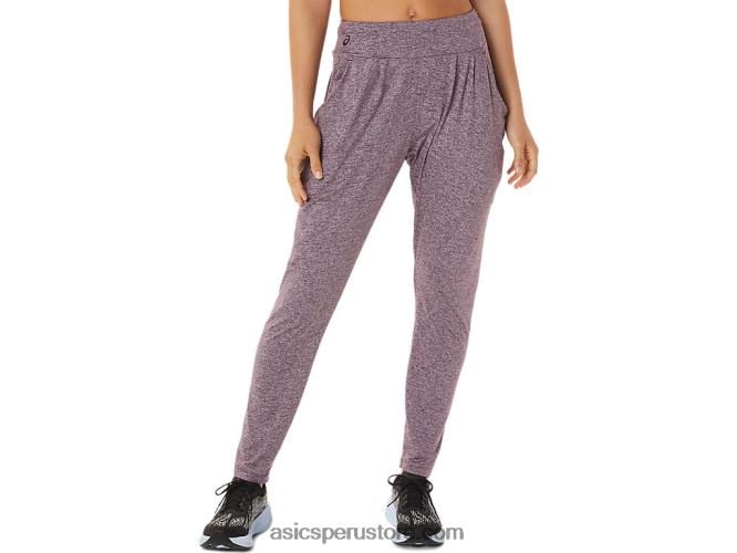 RPVB2935 Brezo profundo de Marte Asics pantalón de punto elástico suave para mujer