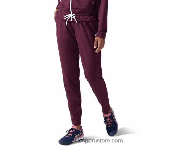 RPVB3834 Marte profundo/blanco brillante Asics pantalón tenis mujer