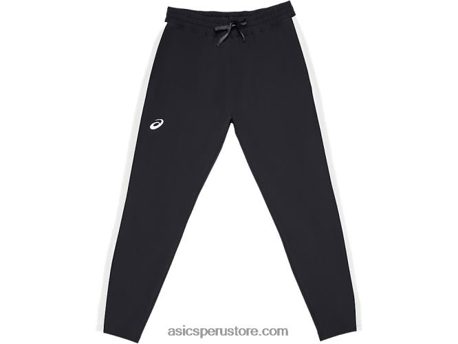 RPVB4170 equipo negro/equipo blanco Asics pantalón de chándal tejido para mujer