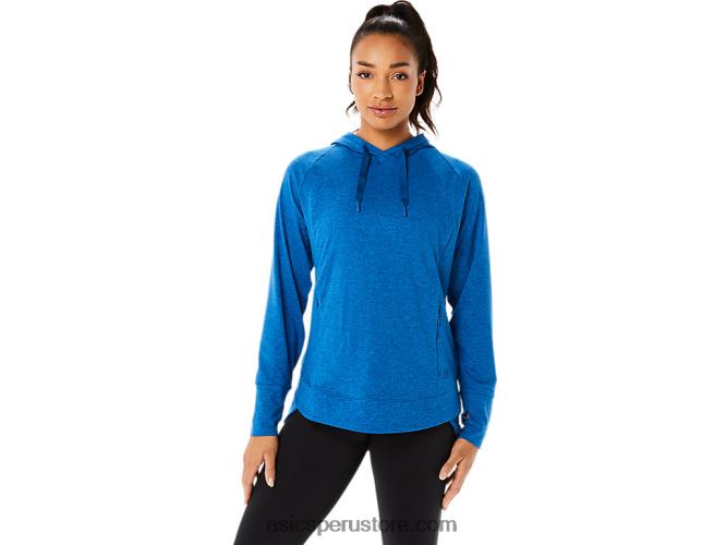 RPVB3320 lago drive tinte espacial/azul claro Asics sudadera con capucha de tecnología para mujer