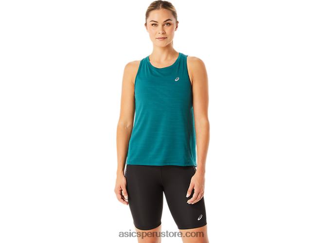 RPVB2996 pino terciopelo Asics tanque de carrera femenino