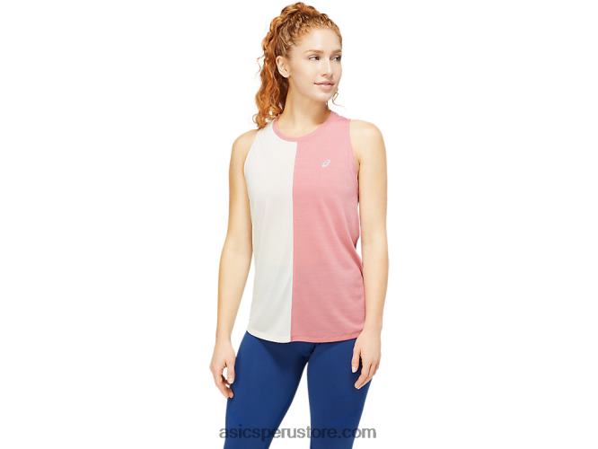 RPVB3839 rosa ahumado/abedul Asics tanque de tokio de mujer