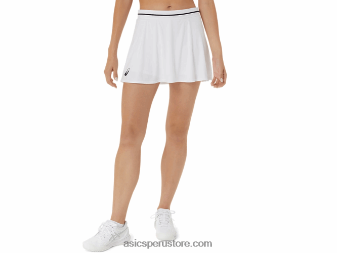 RPVB2508 blanco brillante Asics falda pantalón de mujer