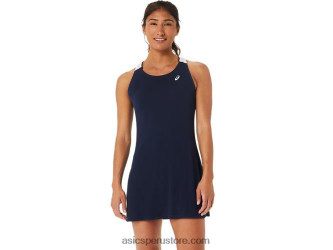 RPVB2532 medianoche/blanco brillante Asics vestido de corte de mujer