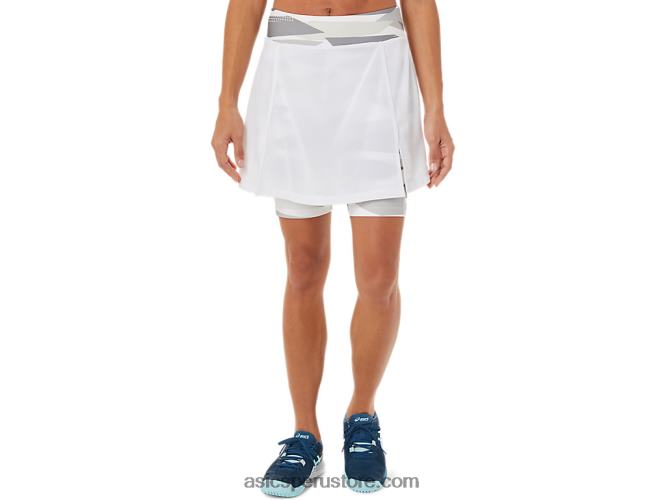 RPVB3276 blanco brillante Asics falda pantalón new strong 92 mujer