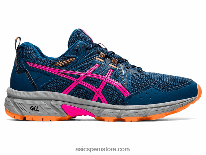 RPVB3919 mako azul/rosa glo Asics gel-venture 8 de ancho