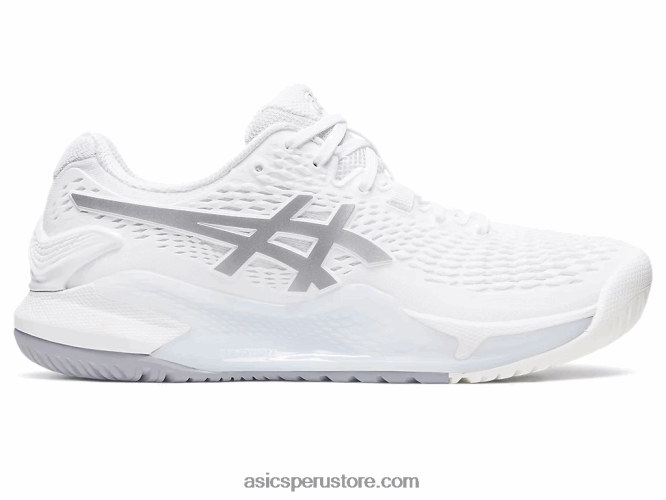 RPVB2390 blanco/plata pura Asics resolución de gel 9