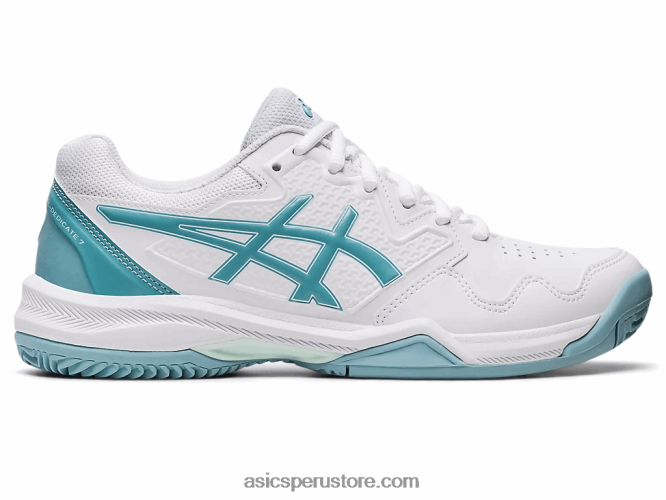 RPVB3184 blanco/azul humo Asics gel-dedicate 7 arcilla