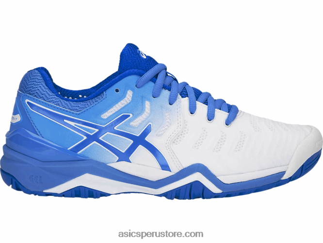 RPVB4214 costa blanca/azul Asics resolución de gel 7