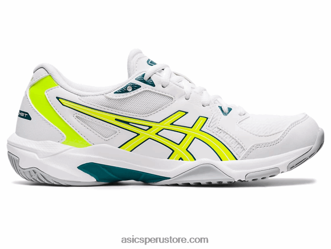 RPVB2808 blanco/amarillo de seguridad Asics gel-cohete 10
