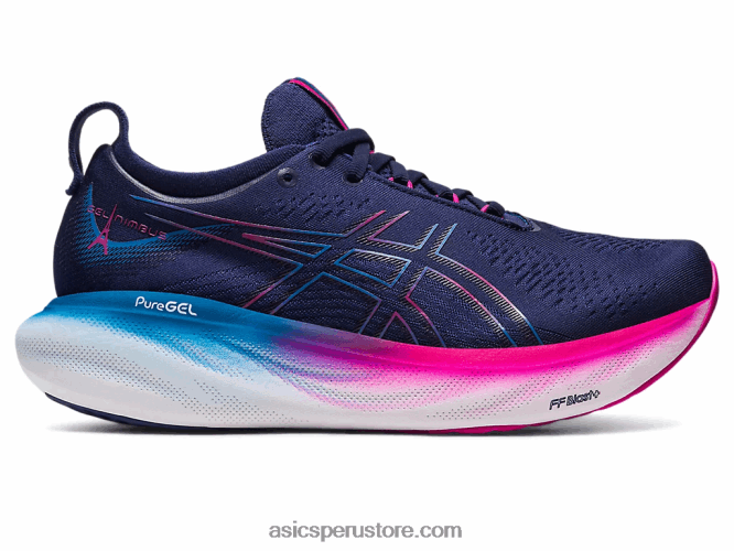RPVB2138 azul índigo/rosa rave Asics gel-nimbus 25