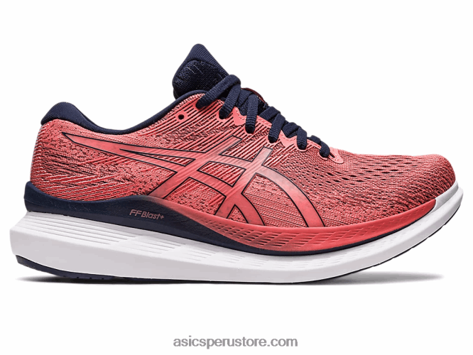 RPVB2527 papaya/medianoche Asics planeador 3 de ancho