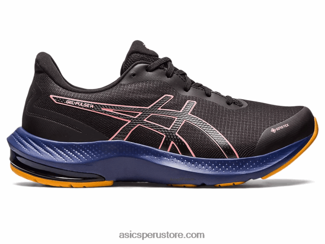 RPVB2552 negro/papaya Asics pulso de gel 14 gtx