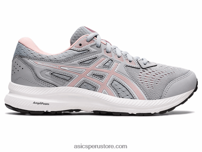 RPVB2685 gris piedmont/rosa escarchado Asics gel-contender 8