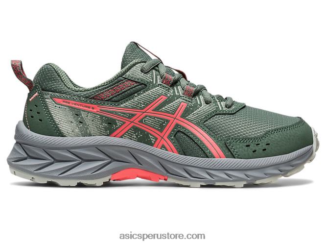 RPVB4221 hiedra/papaya Asics escuela gel-venture 9 grado